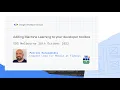 Patrick Haralabidis Adding Machine Learning to your developer toolbox