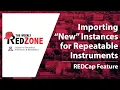 Importing New Instances for Repeatable Instruments