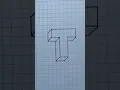 Download Lagu How to draw 3D T #shorts #3d