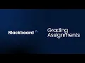 Grading Assignments in Blackboard