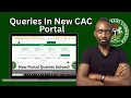 CAC New Portal How To Solve Queries In CAC Registration Updated Portal