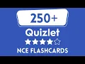 NCE Study Review Questions 250 Quizlet Flashcards