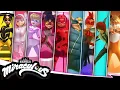 MIRACULOUS ALL TRANSFORMATIONS SEASON 4 Miraculous