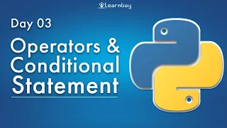 Operator Conditional Statement Conditional Operator tutorial for beginners in Python Programming