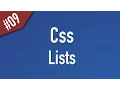 Learn Css in Arabic - Lists Properties