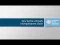 How to file a weekly unemployment claim