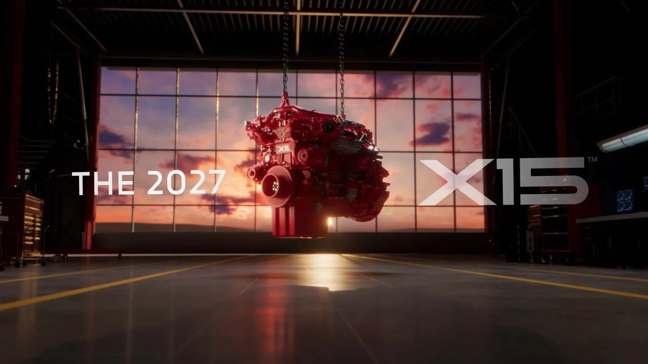 Cummins X15 engine ad