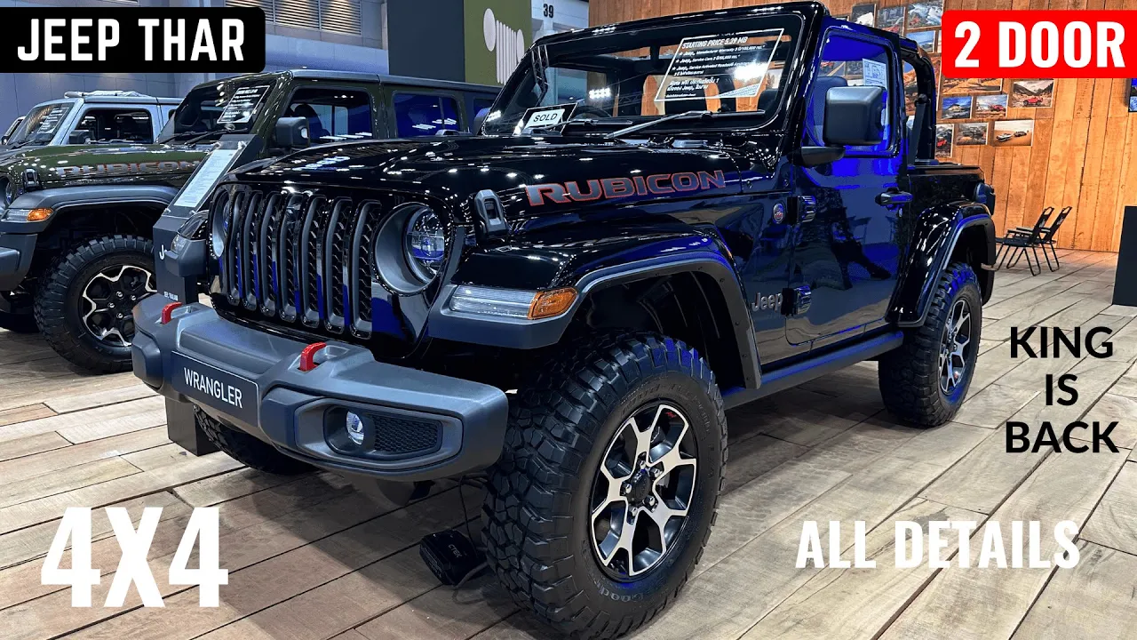 2023 Jeep Wrangler 2 Door 4X4 Off-Road SUV - Bigger Than Mahindra Thar and Maruti Jimny | Wrangler