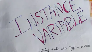 Java Interview Question - Instance variables