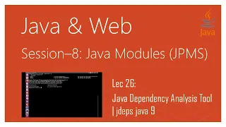 Java 9 Modularity Java 9 Modules Tutorial JPMS Part 26 Java Dependency Analysis Tool jdeps java 9