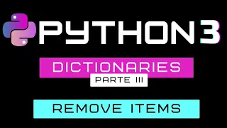 Python dictionary - Pop function pop item del and clear