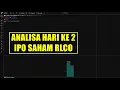 Analisa hari ke 2 IPO saham RLCO