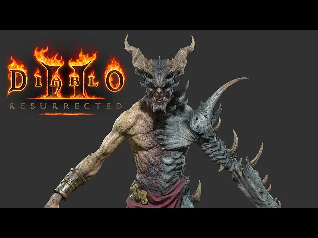 Council Member 3d model Turntable - Diablo ® II: Resurrected