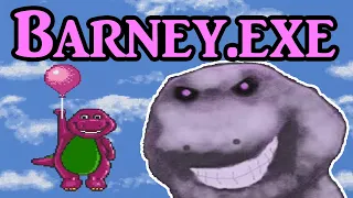 barney exe haunted game full of jumpscares and creepypastas barney is a monster like blossom exe