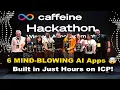 6 INSANE Apps Built by Caffeine AI on ICP Hackathon Winners REVEALED in San Francisco