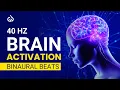 Download Lagu 40 Hz Brain Activation Binaural Beats: Activate 100% of Your Brain, Gamma Waves