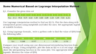 Lagrange Interpolation Method Explained with Python Code