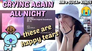 Download BTS - ALL NIGHT (ft. Juice WRLD, RM \u0026 Suga) BTS World Original Soundtrack (Pt. 3) REACTION MP3