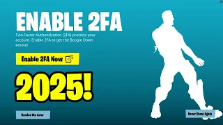 HOW TO ENABLE 2FA IN FORTNITE 2025 EASY METHOD
