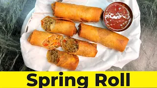बाजार में मिलने वाला ये रोल अब घरपे 1बनाइये बिलकुल आसान तरीके से | Spring Roll Recipe Super Tasty