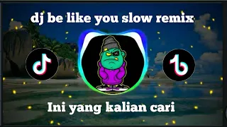 Download dj be like you slow remix viral tiktok terbaru 2021 dj wide MP3