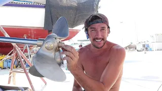 The Prop that gives you an Extra Knot | Sailboat Refit (Sailing Nandji) EP 126