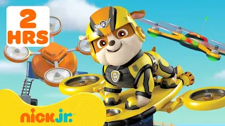 PAW Patrol Ultimate Sky Flying Vehicles! 🚁 ft. Rubble | 2 Hours | Nick Jr.