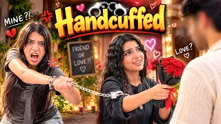 Handcuffed With Moni for 24 Hours 😂😱 Day 106/200