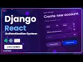 Django DRF React Authentication - Register Login Logout Database Profile JWT Token DEMO