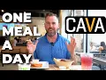 What I eat in a day One meal a day at CAVA grill