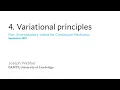 4 Variational principles