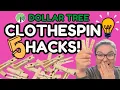 5 Mind Blowing Dollar Tree Clothespin Crafts You Need To Try RIGHT NOW