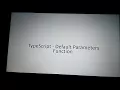 TypeScript - Default Parameters Function