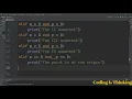 Python Practice How to determine the quadrant of a point