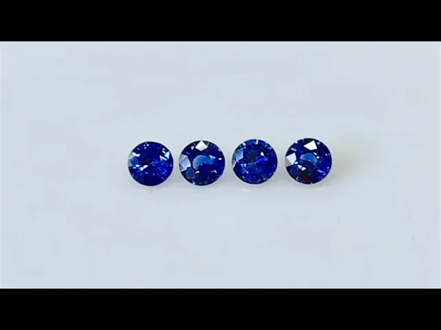Round Light Blue Sapphire