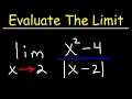Evaluating Limits of Absolute Value Expressions Using Piecewise Functions