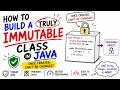 How to Create Immutable Class in Java Immutable Classes Objects