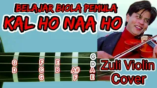 tutorial belajar biola kal ho naa ho zuli violin cover