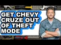 How To Get Chevy Cruze Out Of Theft Mode - Step By Step