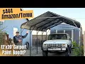 I Bought A 12 x20 Metal Carport Off TEMU AMAZON - Is It Any Good