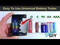 EASY TO USE Battery Tester AA AAA D C 9V