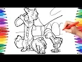 Disney Zootopia Coloring Pages Watch How to Draw Nick and Judy Zootopia Disney Zootropolis