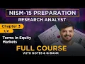 NISM Research Analyst 2024 FULL COURSE - Chapter 3 Part