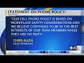 Debate over FedEx phone policy