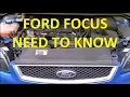 Must Know Parts of the Ford Focus Engine