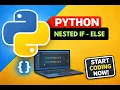 Python Nested If Else Explained in Hindi Python Full Course