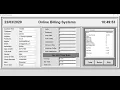 Overview of Online Billing System with Tab Control Developed in Python