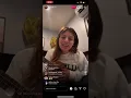Lauri Garcia canta “Miel” en live ig