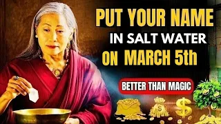 January 19 2025 Salt Water Ritual: Place Your Name in Water Today Get Ready for Your Life to Change