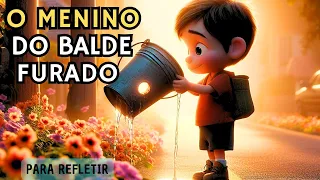 A LIÇÃO DO BALDE FURADO QUE VAI MUDAR SUA PERSPECTIVA DE VIDA